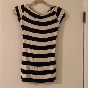 Striped Anthropologie Tee with Amazing Back Detail